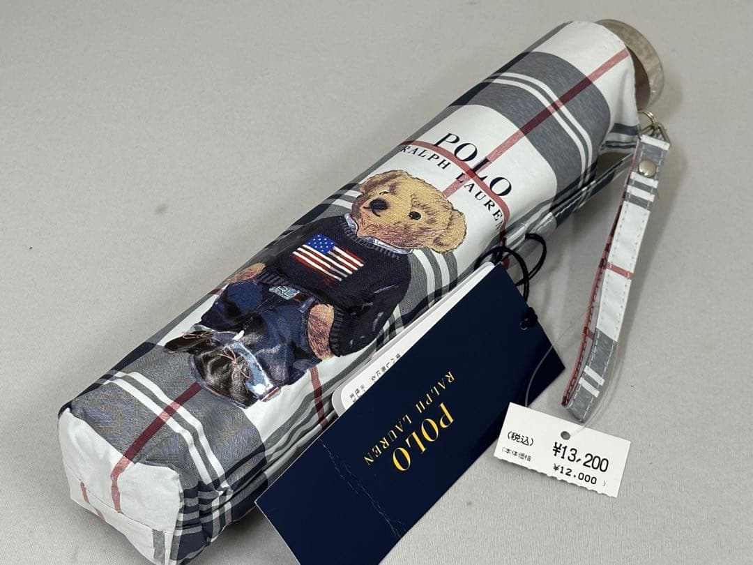 POLO ラルフローレン ポロベア 折りたたみ傘 晴雨兼用