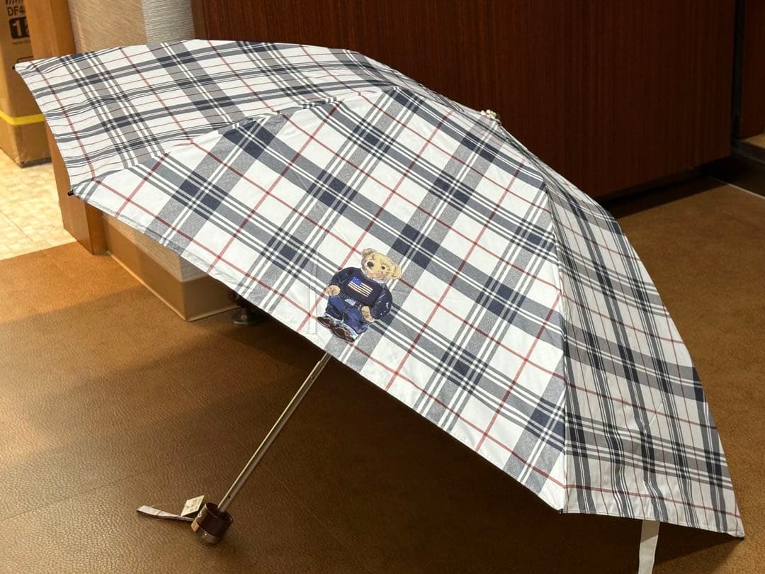 POLO ラルフローレン ポロベア 折りたたみ傘 晴雨兼用