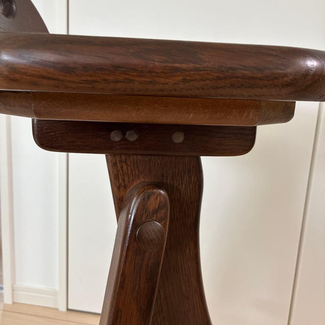 オランダ　カウンターチェア　オーク無垢材