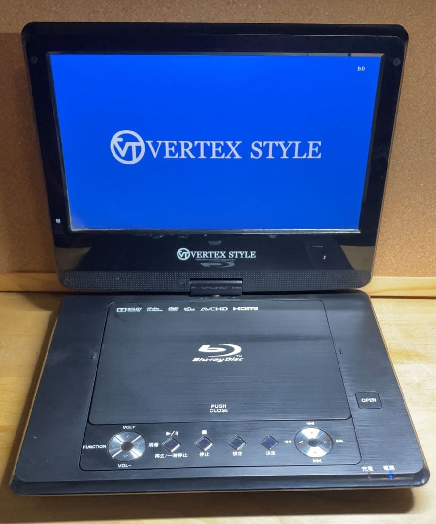 付属品完備 ポータブルDVD・BD・Blu-ray・ブルーレイプレーヤー