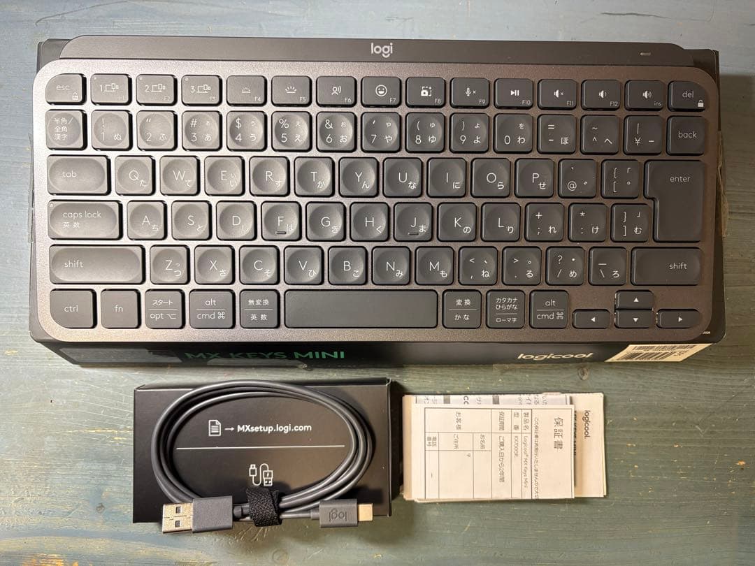 logicool MK Keys Mini グレー　ロジクール　キーボード