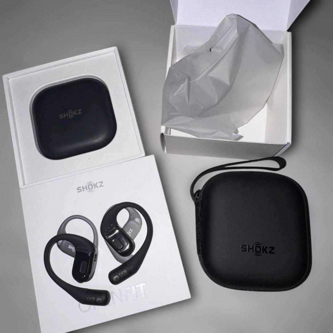 【美品】SHOKZ OPENFIT 専用ケース付き