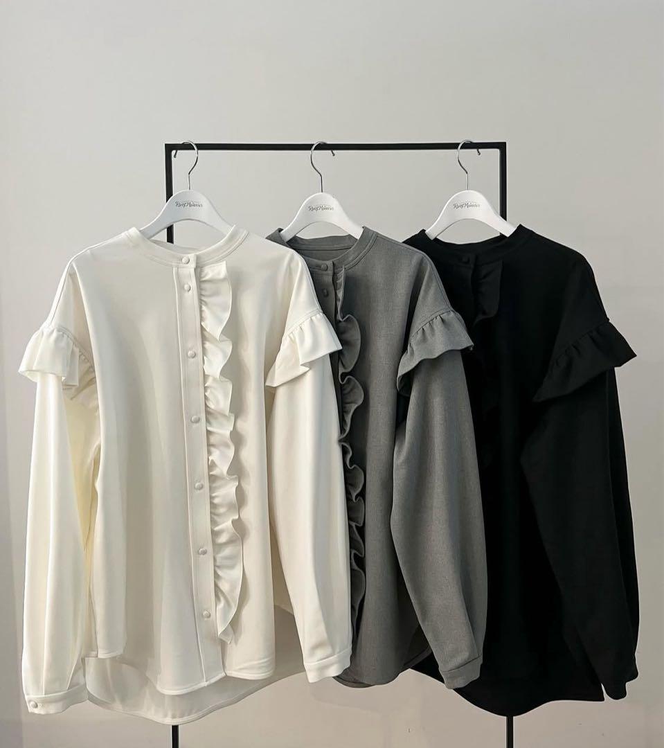 【新品未使用】ロージーモンスター　ウォーミーラッフルチュニック　ブラック