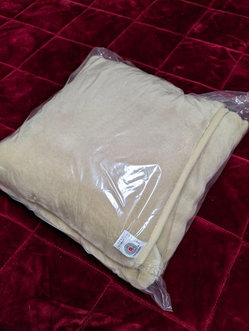 日本毛布工業組合　クッションブランケット　ブランケット　ひざ掛け