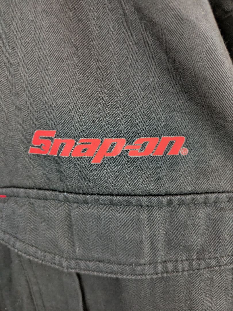 Snap-on/スナップオン　つなぎ　オールインワン　ブラック　作業着　LL