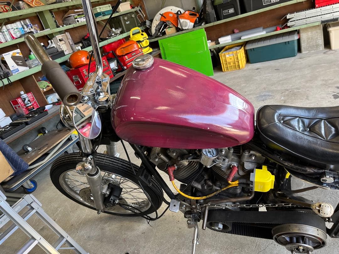 madmaxさん専用！ショベル・パンヘッド希少マスタングタンクのエグリ！！