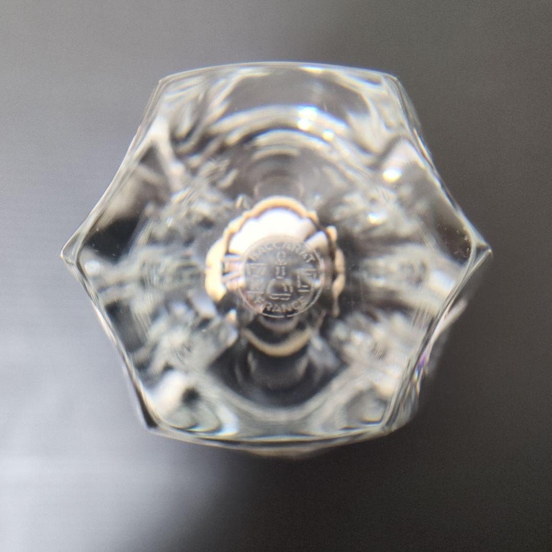 （貴重）Baccarat 花瓶　ベース　六角形　ヘキサゴン　ブートンドール