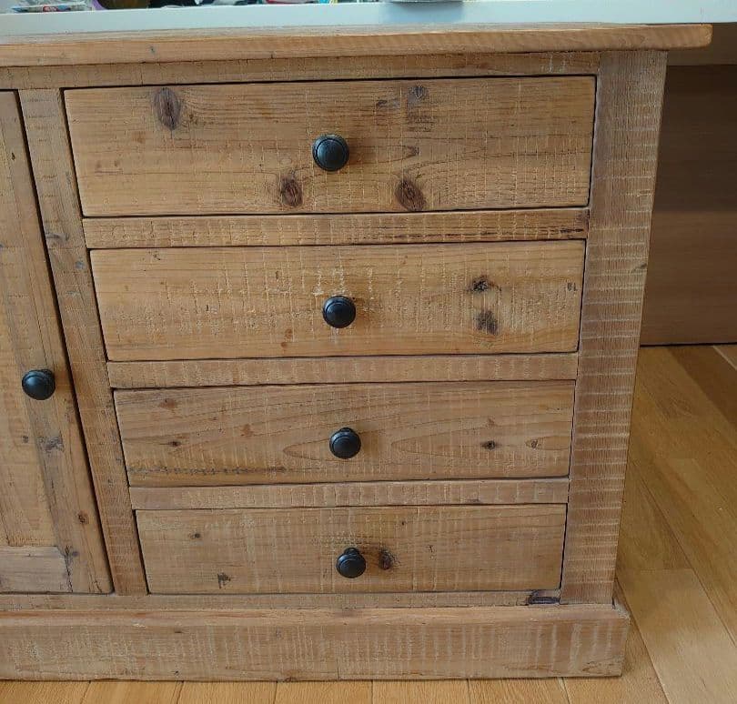 関家具　クラッシュゲート　食器棚　キャビネット　ヴィンテージ　カップボード　棚