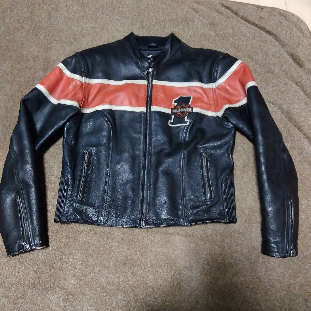 Ｌ ハーレーダビッドソン VICTORY LANE ライダースジャケット