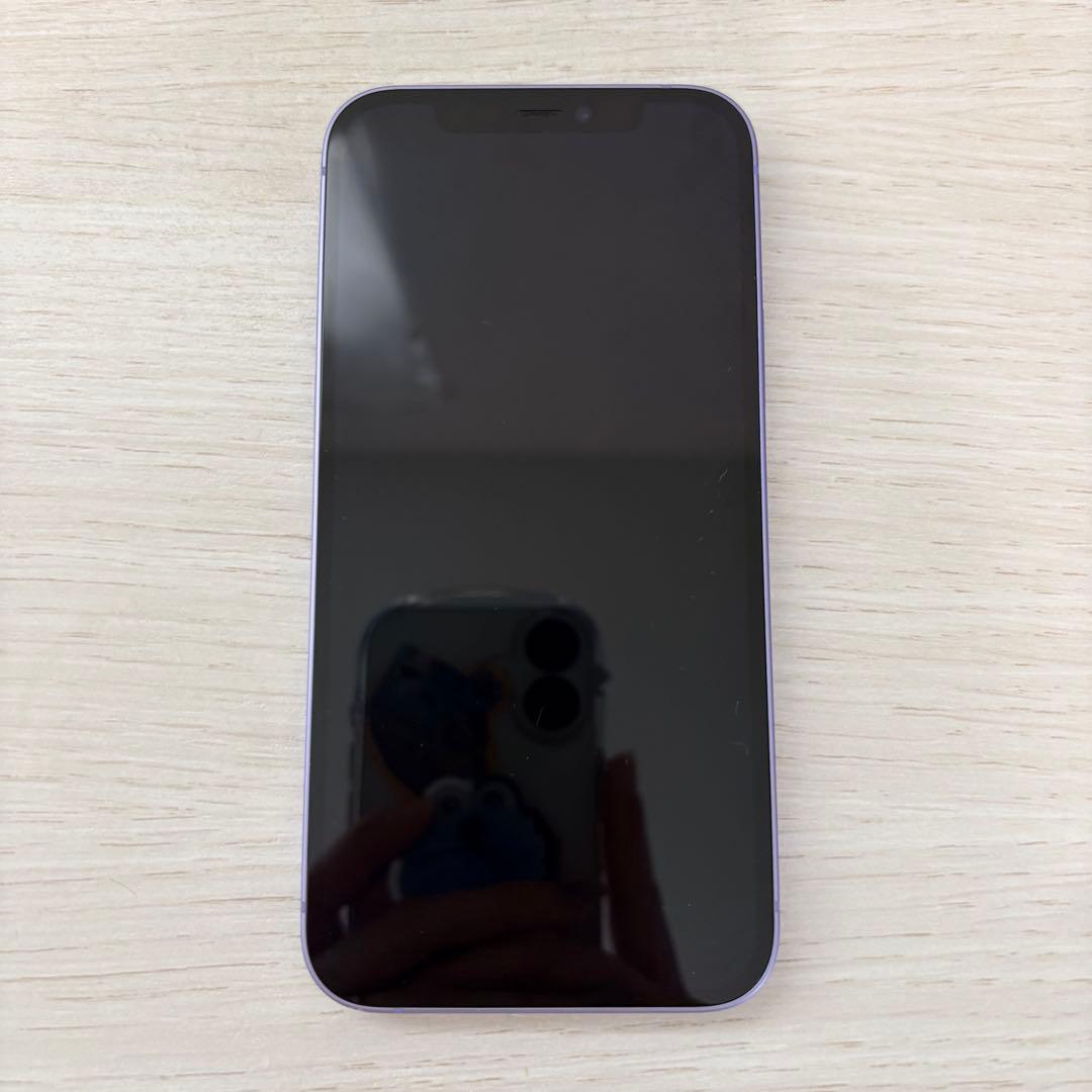 iPhone 12 128G バッテリー100% パープル