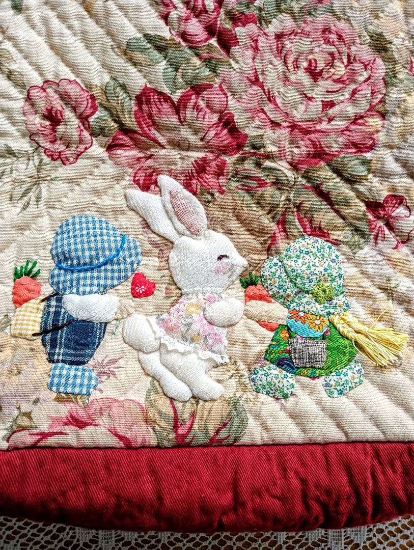 スーちゃん 特大 手縫い バッグ