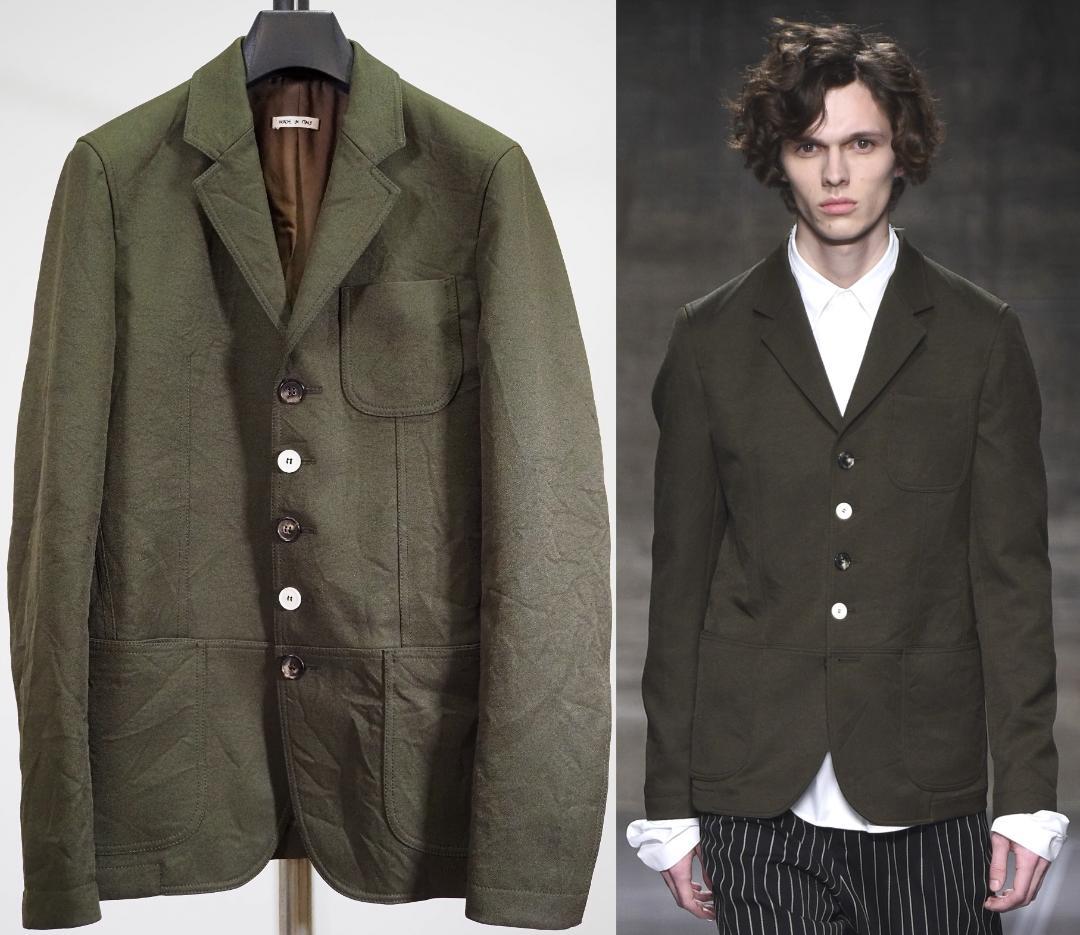 marni マルニ 16AWシワ加工5つボタンジャケット44