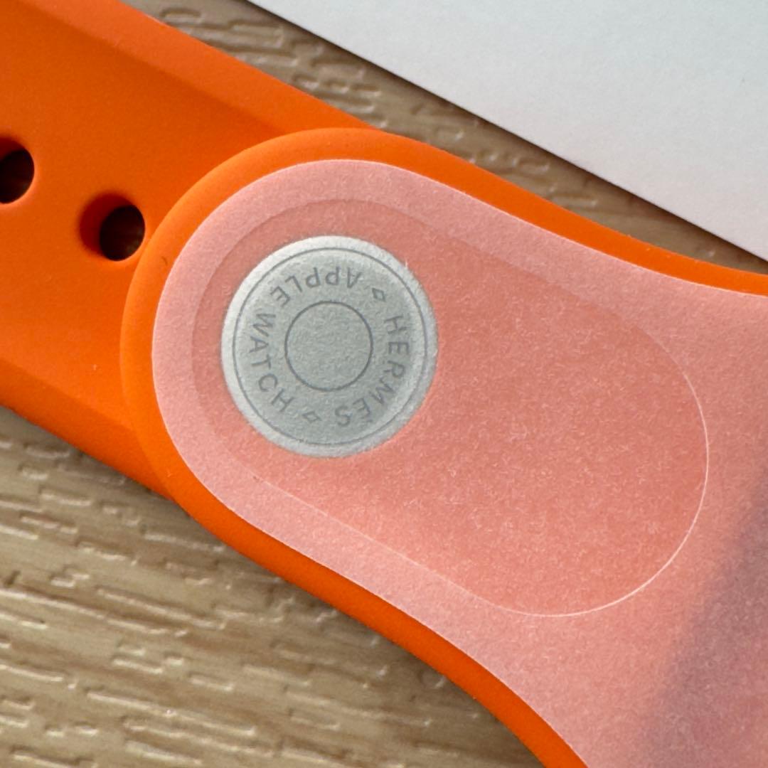 2014 Apple Watch エルメス　オレンジ　シリコンスポーツバンド