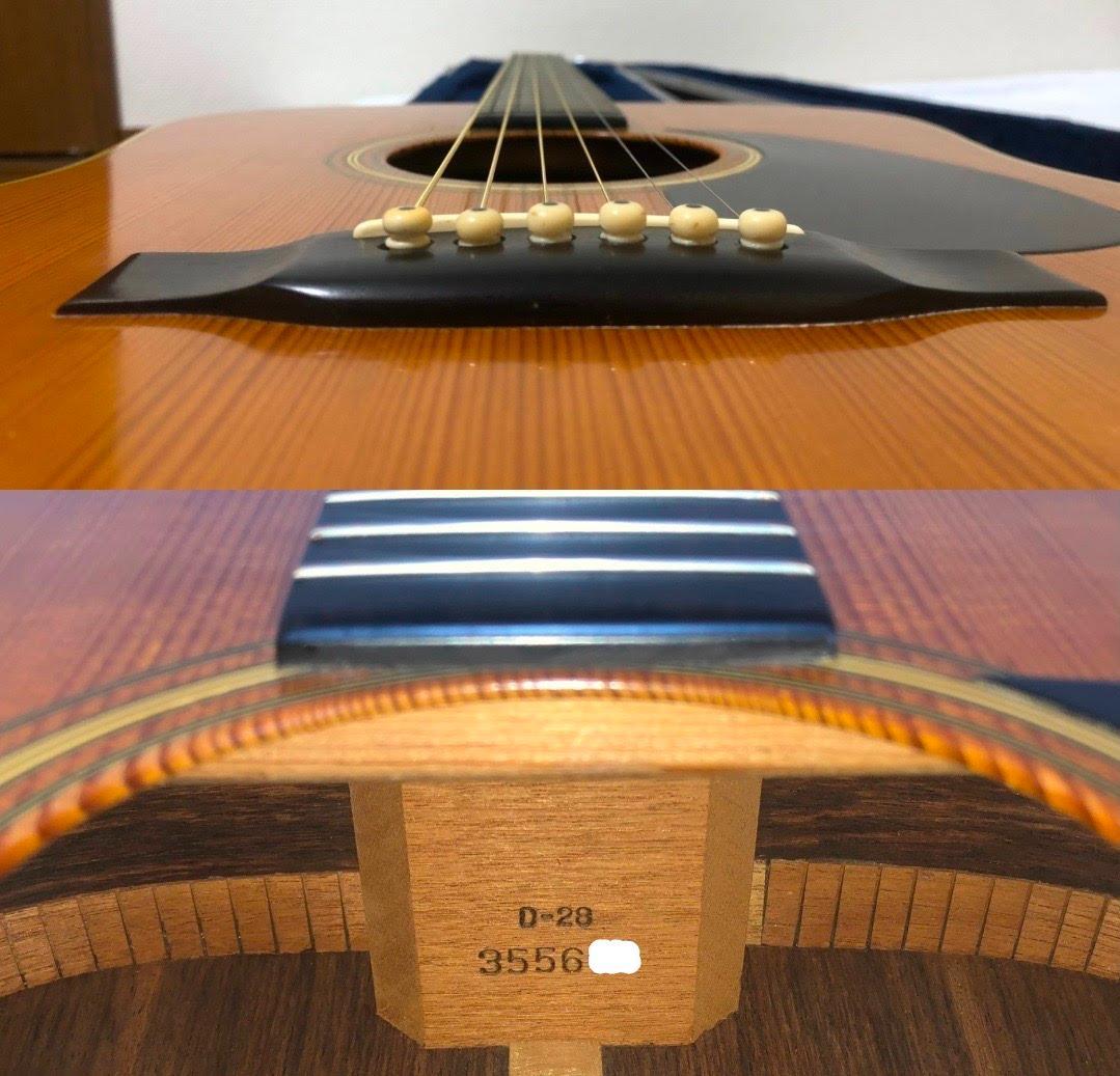 ビンテージ Martin D-28 1975年製 ブラックケース付