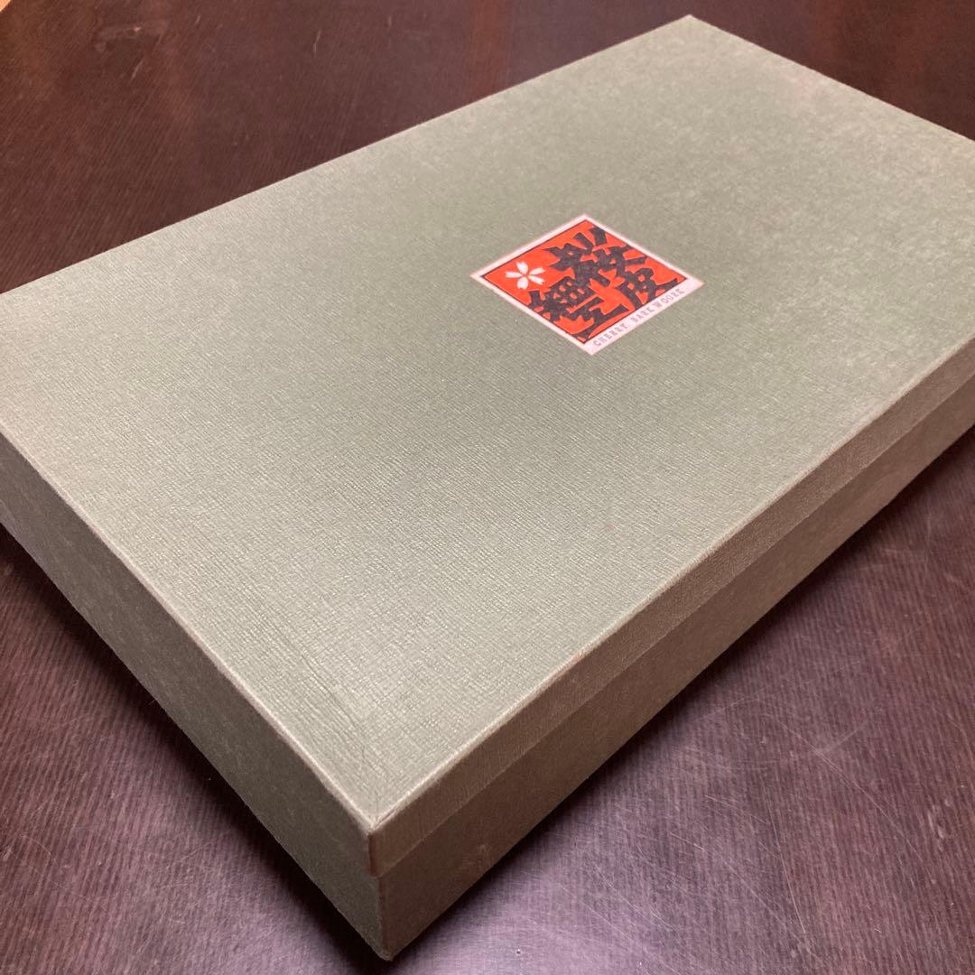 【新品未使用】桜皮細工の折鶴花台　37cm くさ忠　石川民芸　秋田県伝統工芸品