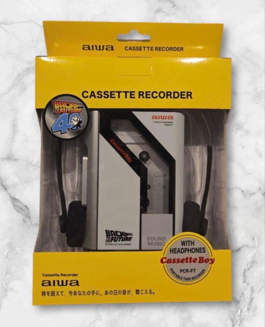 【新品未開封】バックトゥザフューチャー カセットプレーヤー ドンキx aiwa