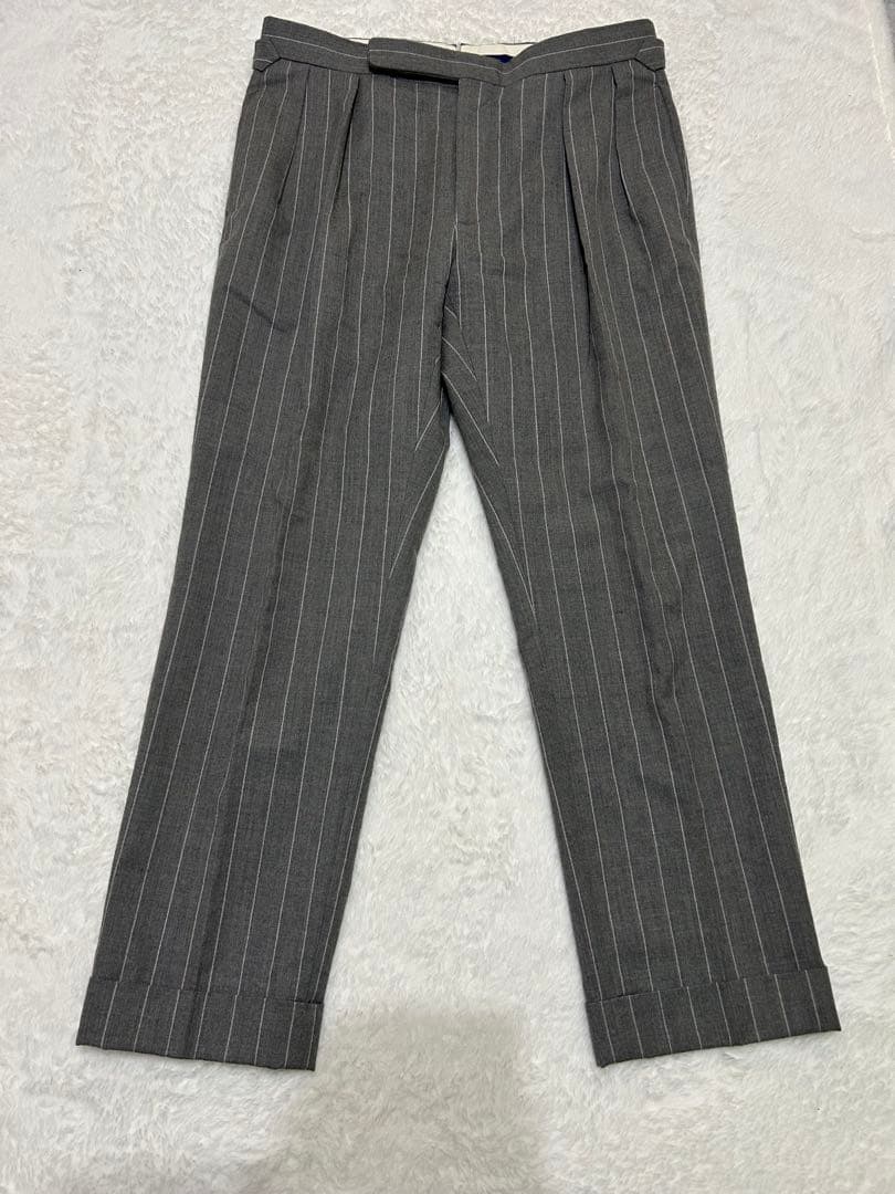 ラルフローレン パープルレーベル スラックス ストライプ パンツ