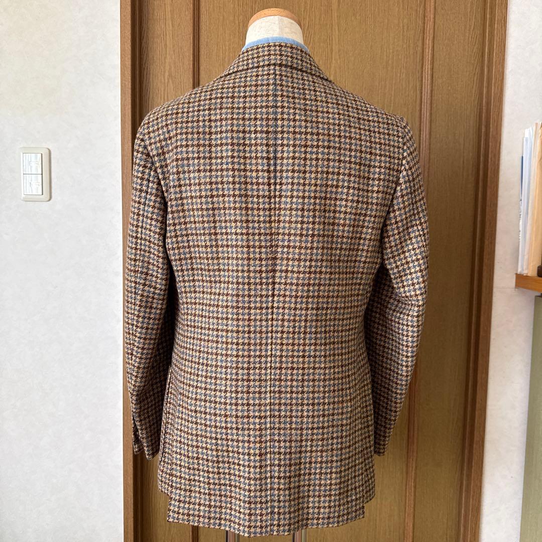ブラウンチェック テーラードジャケット