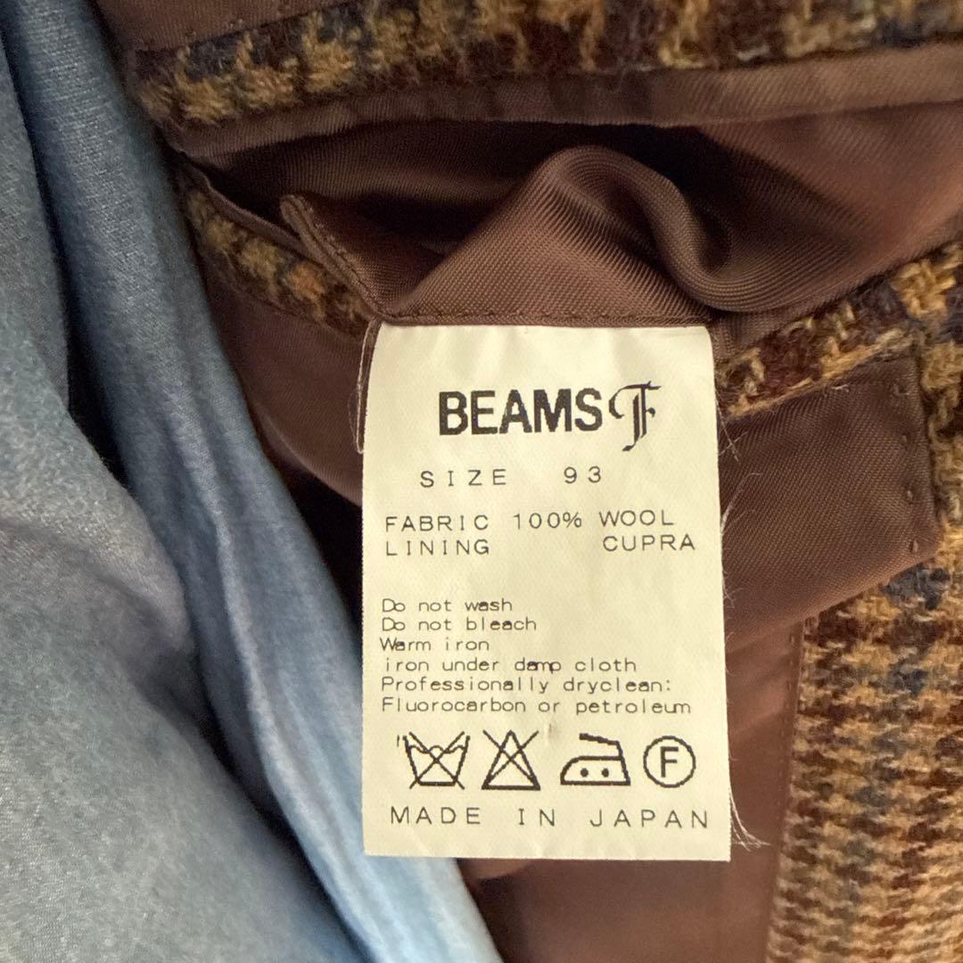 ブラウンチェック テーラードジャケット