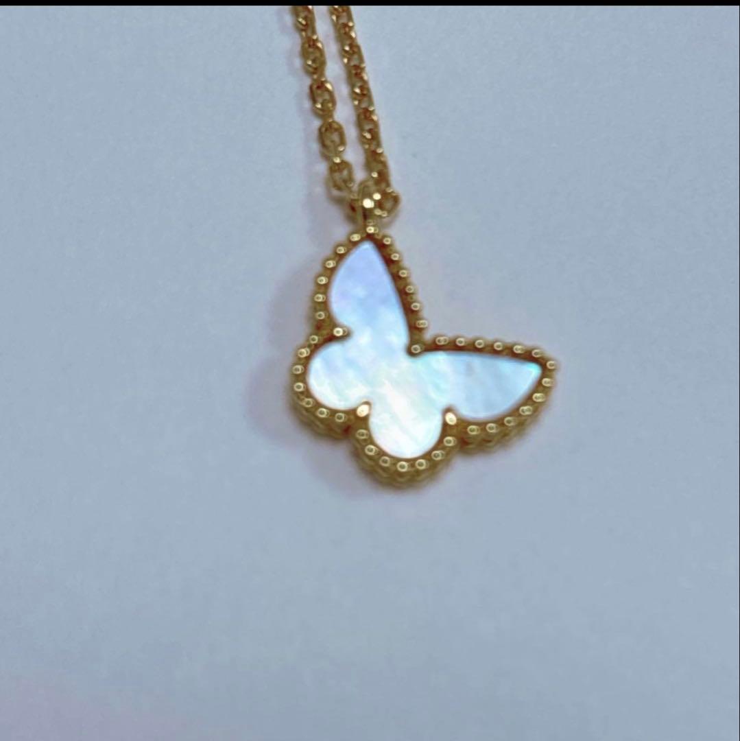 ヴァンクリーフ　ネックレス K18 スウィートパピヨンペンダント