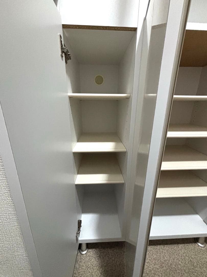 靴箱 下駄箱 シューズラック ミラー付き