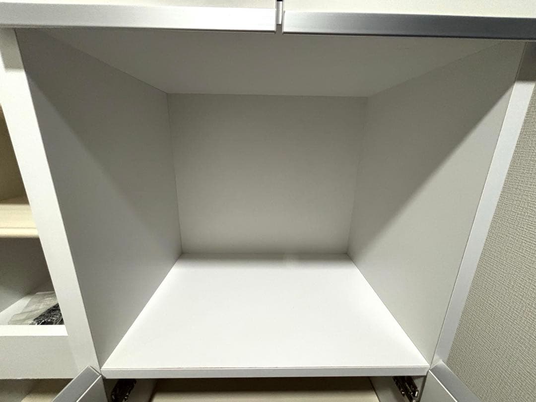 靴箱 下駄箱 シューズラック ミラー付き