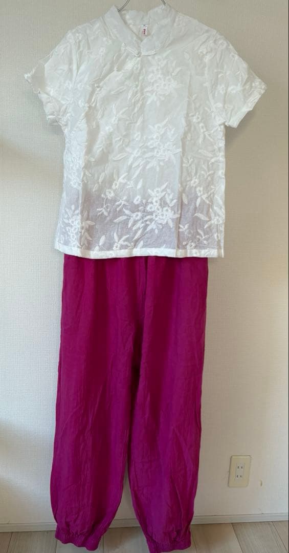 更に値下げ　ヂェン先生の日常着　バルーンパンツ