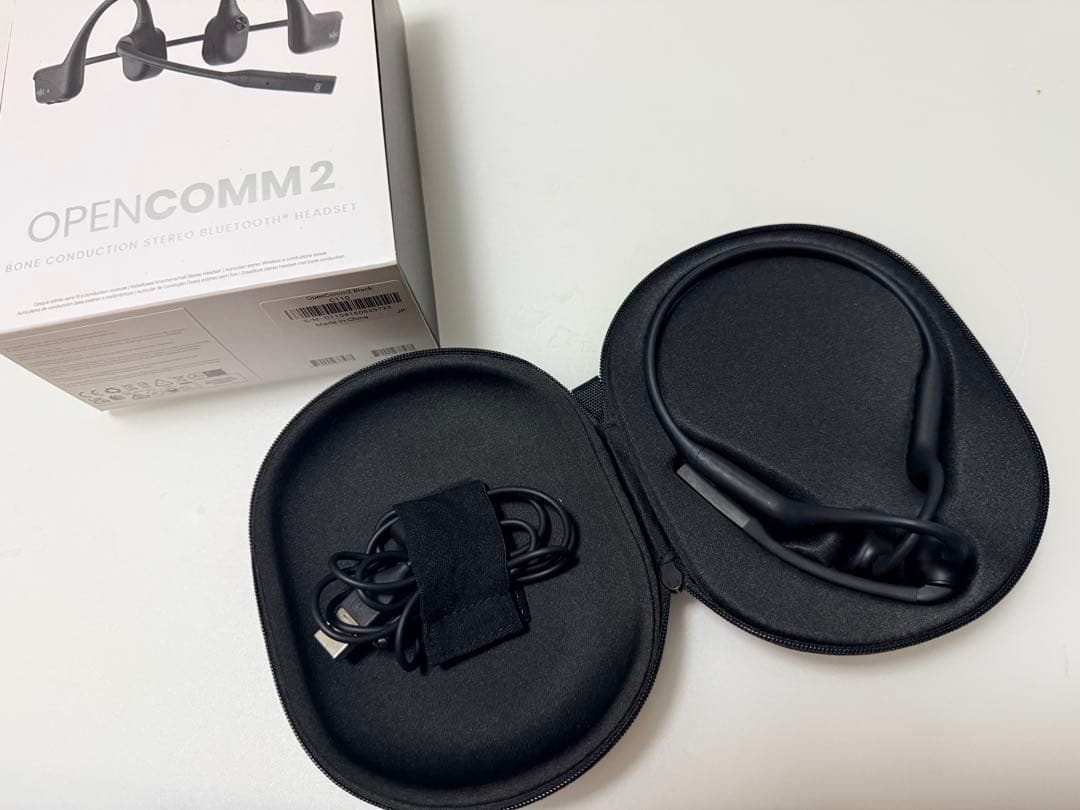 SHOKZ ショックス OpenComm2 UC USB-C 骨伝導ヘッドセット