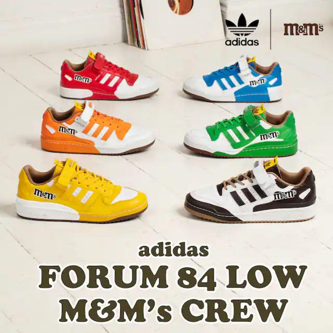 adidas FORUM 84 LOW M&M’S CREW 黄　28 ③