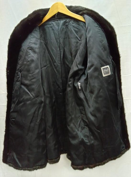 高級毛皮☆SAGA MINK/サガ ミンク☆毛皮 コート 13号