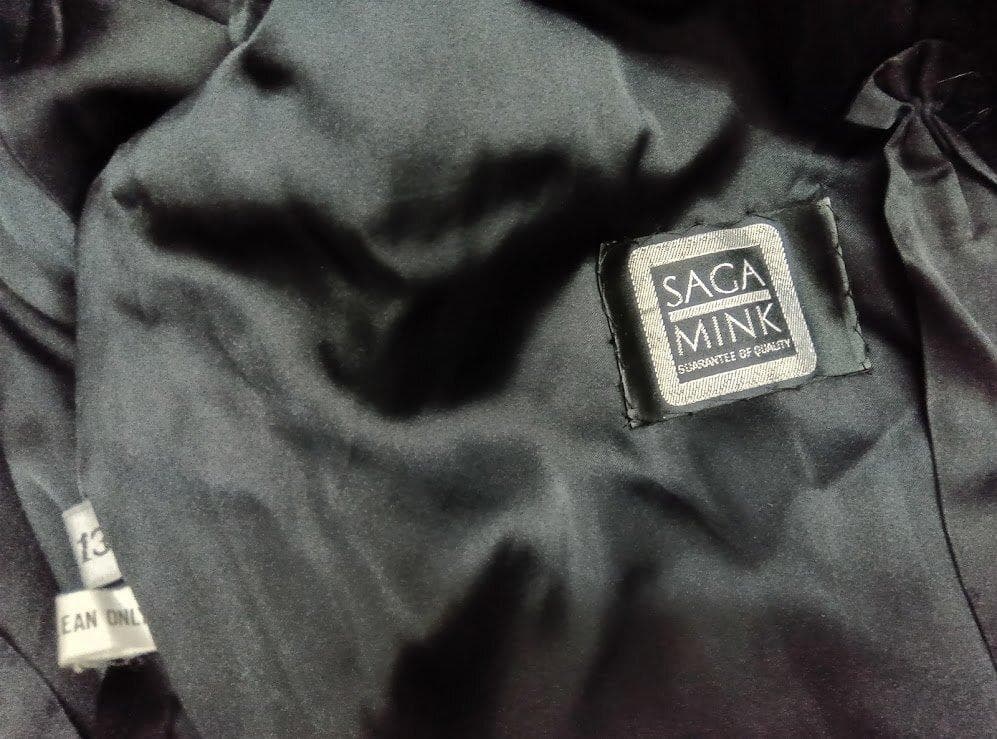 高級毛皮☆SAGA MINK/サガ ミンク☆毛皮 コート 13号