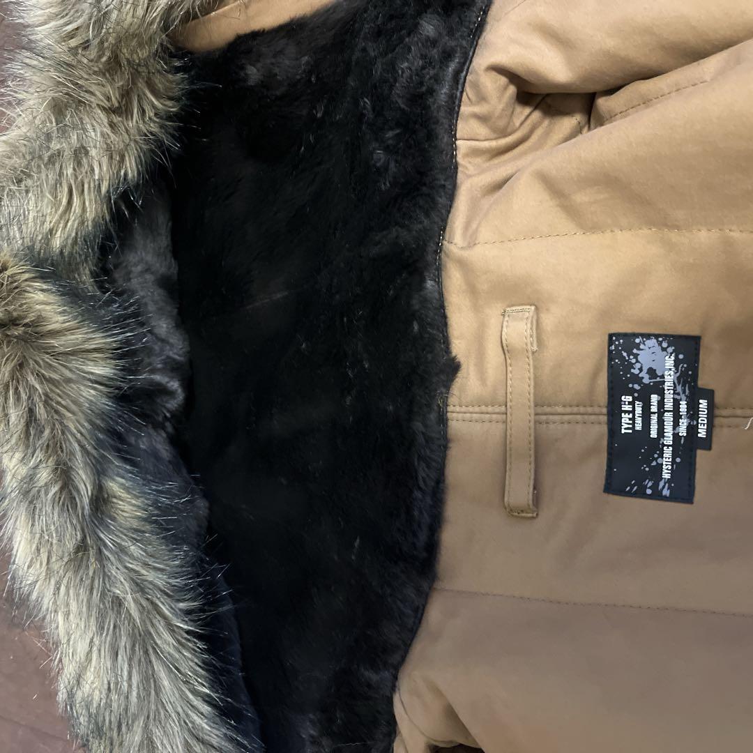 hysteric gramour 中綿ジャケット モッズコート ブラウン ファー