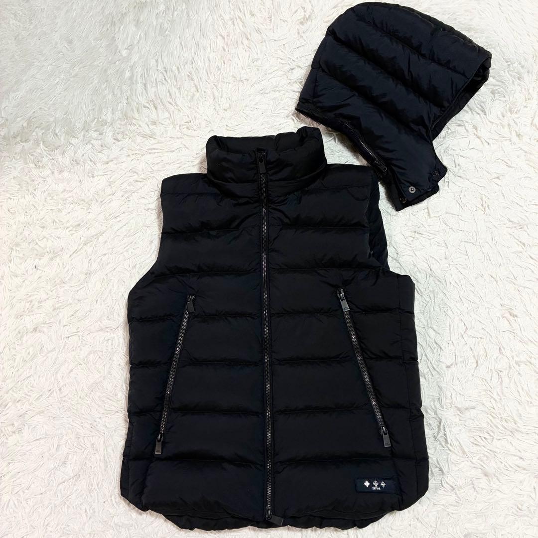 美品【TATRAS】CURONE クローネ メンズダウンベスト ブラック 02