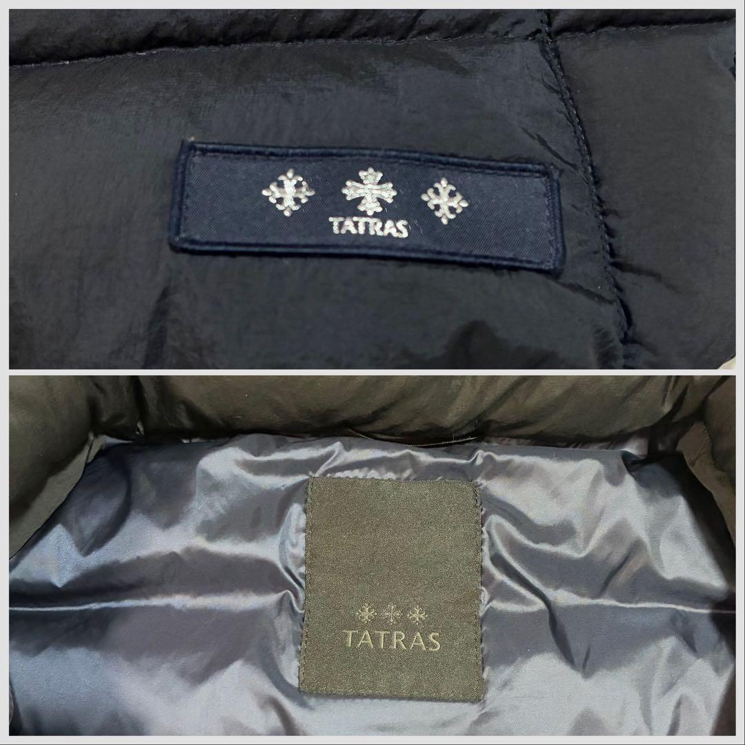 美品【TATRAS】CURONE クローネ メンズダウンベスト ブラック 02