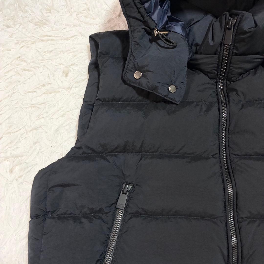 美品【TATRAS】CURONE クローネ メンズダウンベスト ブラック 02
