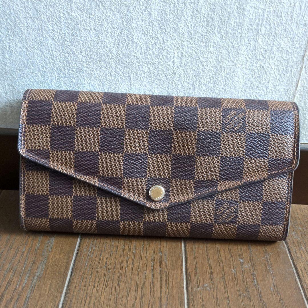 ルイヴィトン 長財布 ダミエ ポルトフォイユサラ