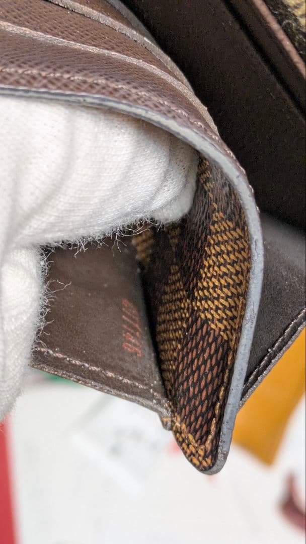 ルイヴィトン 長財布 ダミエ ポルトフォイユサラ