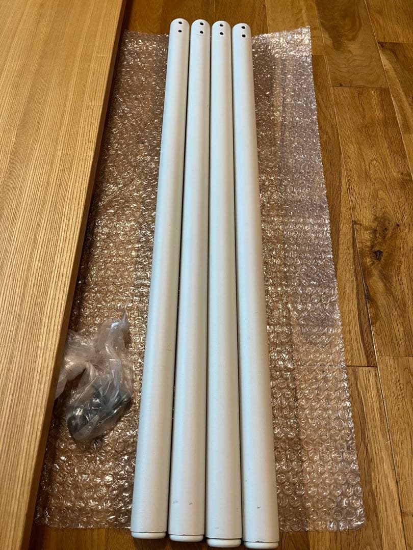 このみ　無印良品MUJI システムデスク タモ材天板 スチール脚