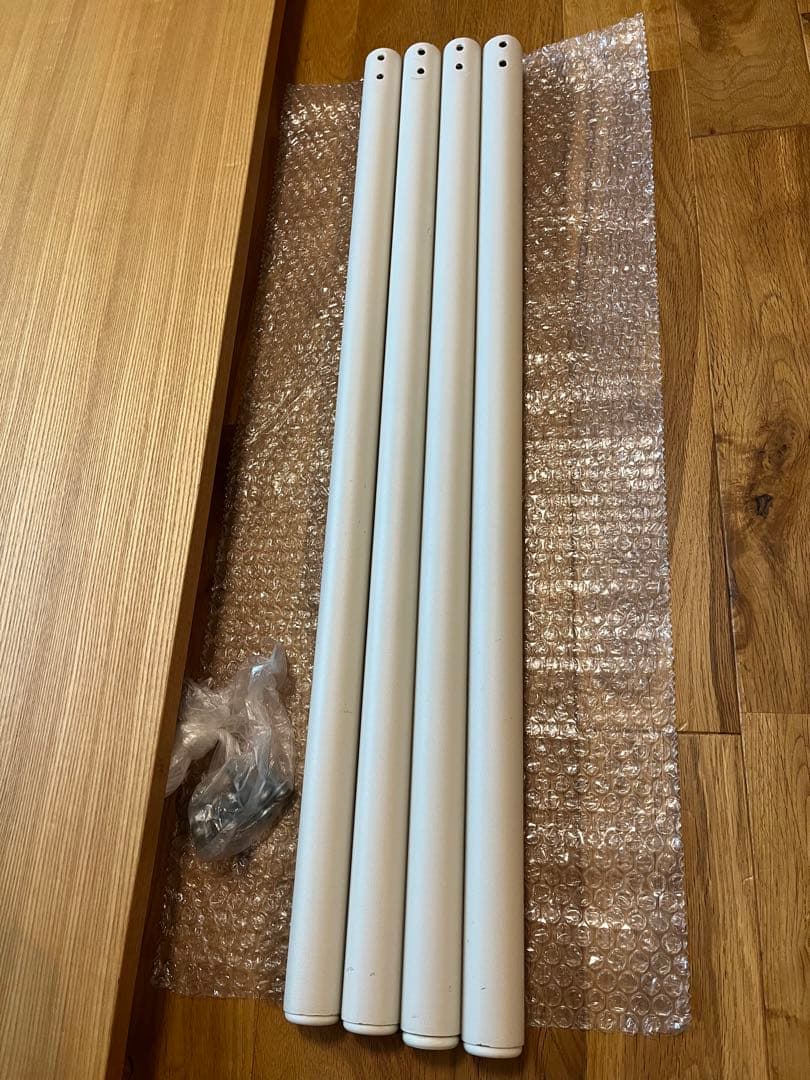 このみ　無印良品MUJI システムデスク タモ材天板 スチール脚