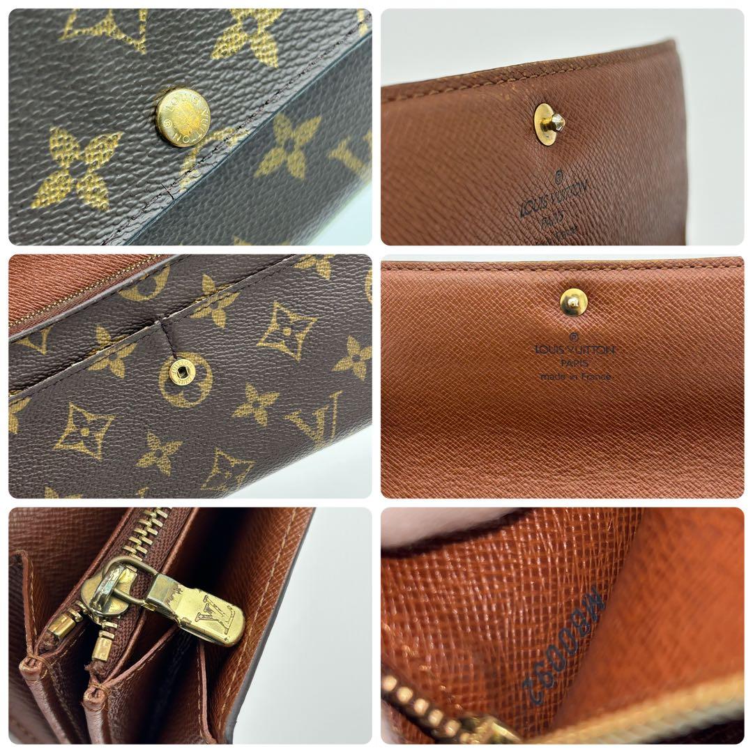ルイヴィトン モノグラム ポシェット ポルトモネ クレディ 長財布 旧 サラ