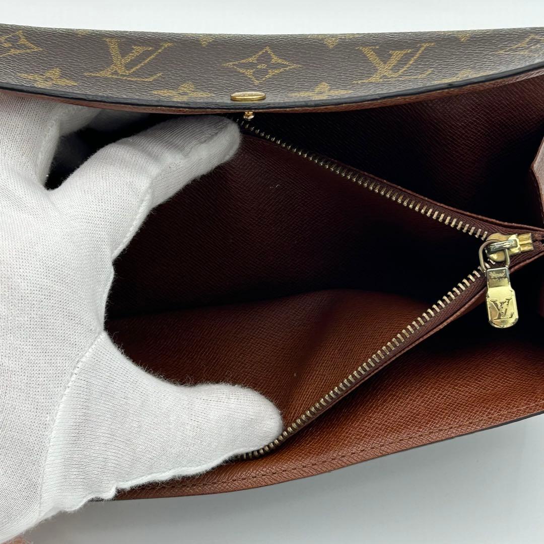 ルイヴィトン モノグラム ポシェット ポルトモネ クレディ 長財布 旧 サラ