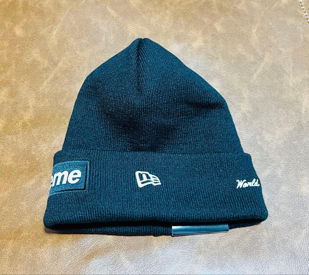 Supreme × New Era Box Logo Beanie FW24