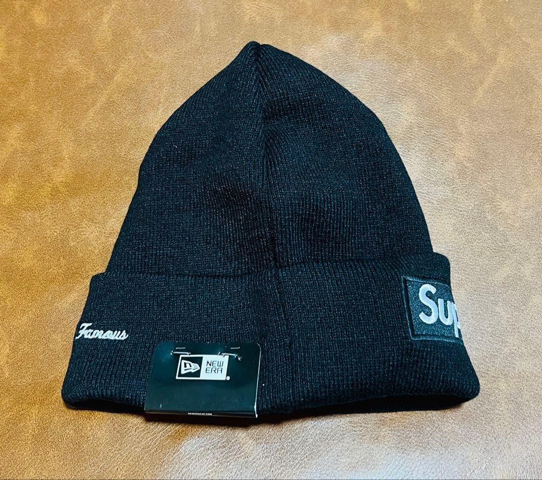 Supreme × New Era Box Logo Beanie FW24