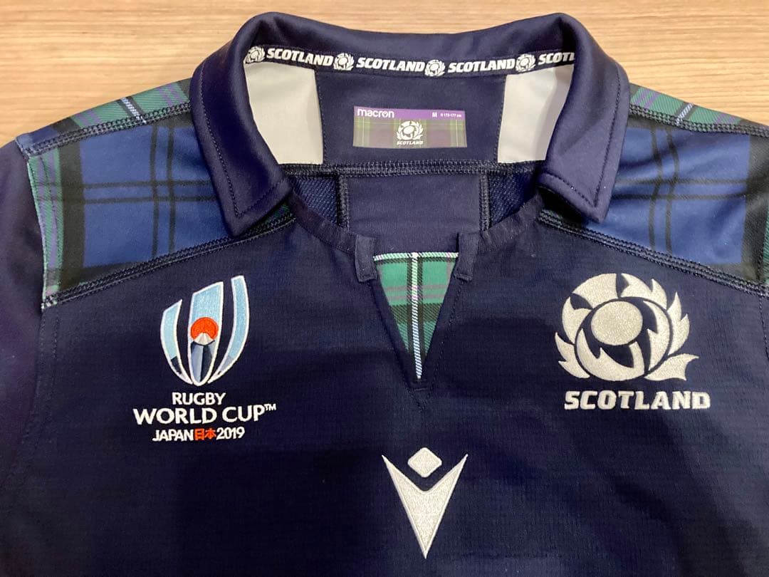 RWC 2019 スコットランド 代表　選手仕様ジャージ　ラグビーワールドカップ