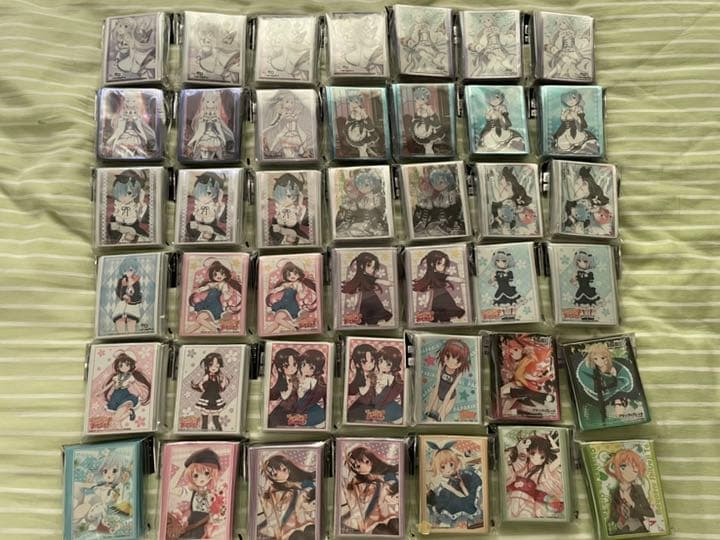 キャラクタースリーブ 大量出品 新品未開封 SAO リゼロ 俺ガイル バラ売り