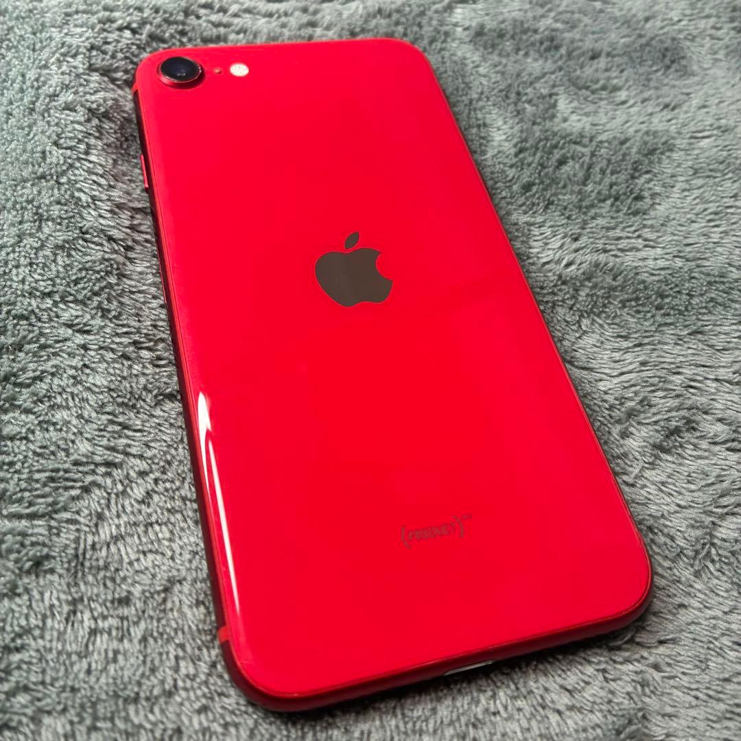 【美品】 iPhone SE2 128GB レッド SIMフリー