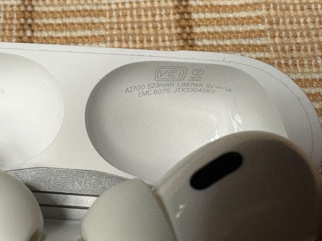 Apple AirPods Pro2 本体 ケーブル 未使用イヤーチップ各サイズ