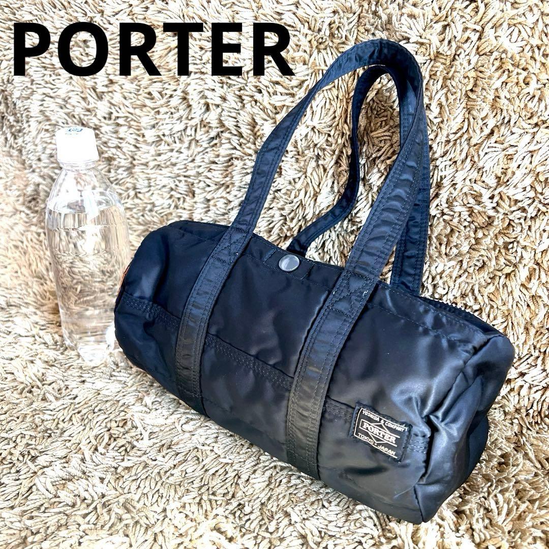 美品　PORTER　ポーター　ミニドラムバッグ　タンカー　黒　廃番