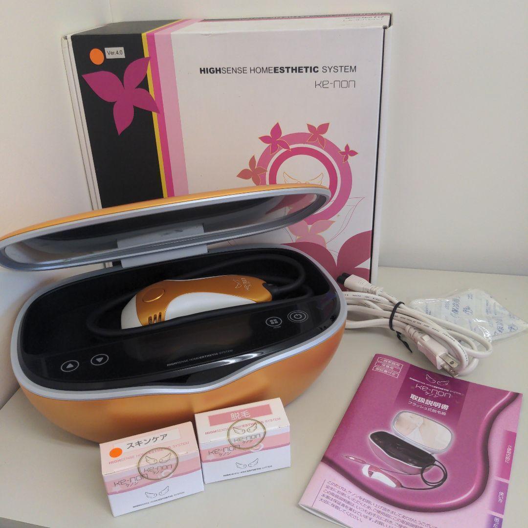 【訳あり】ケノン 脱毛器 ver4.0　新品未使用カートリッジ付
