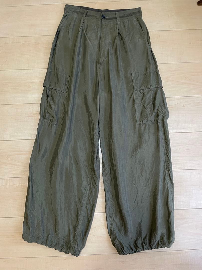 スローブイエナ　キュプラ カーゴパンツ